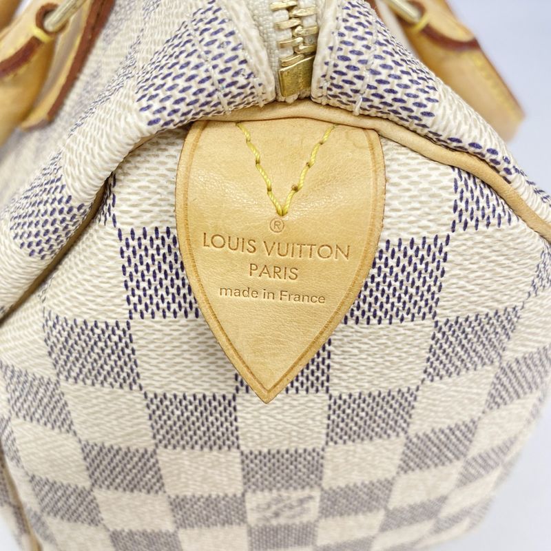 Louis Vuitton Handbag Damier Azure Speedy 25 N41534 White Women's