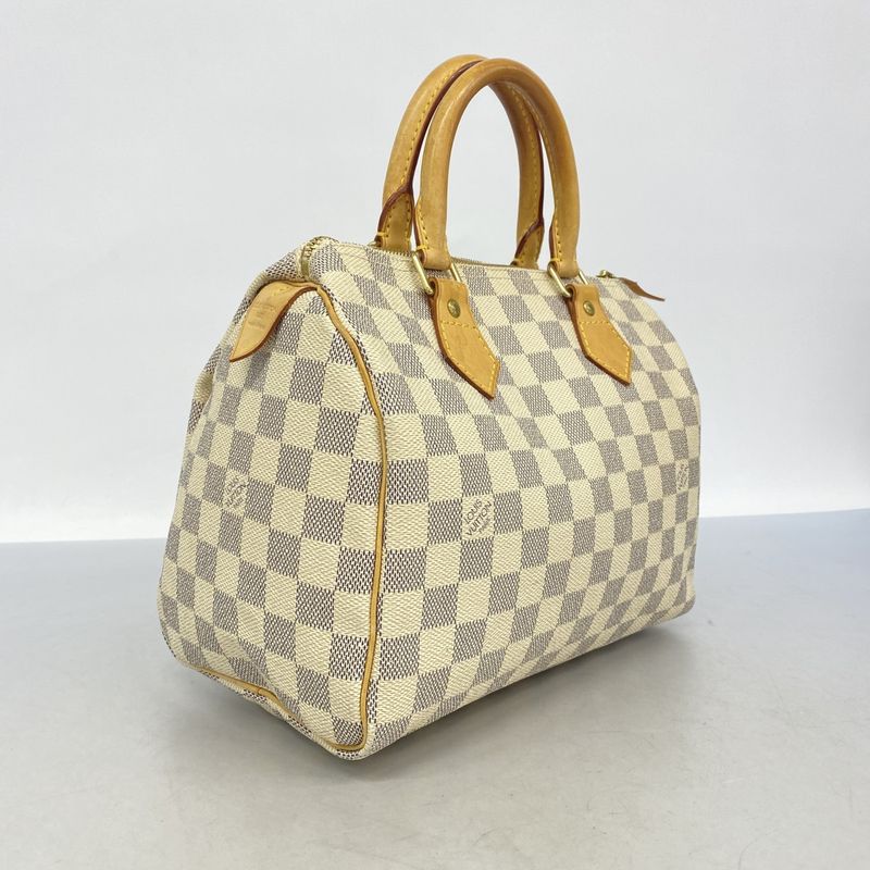 Louis Vuitton Handbag Damier Azure Speedy 25 N41534 White Women's