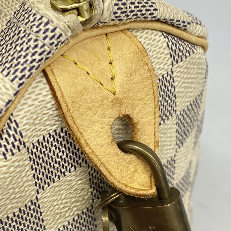 Louis Vuitton Handbag Damier Azure Speedy 25 N41534 White Women's
