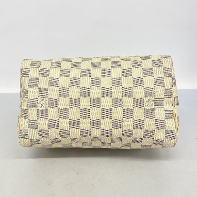 Louis Vuitton Handbag Damier Azure Speedy 25 N41534 White Women's