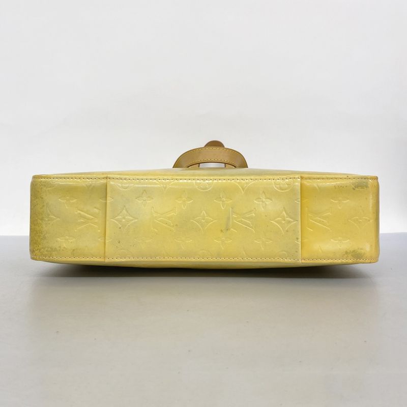 Louis Vuitton Tote Bag Vernis Columbus M91028 Gris Ladies