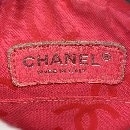 Chanel Shoulder Bag Cambon Lambskin Black White Silver Hardware Women