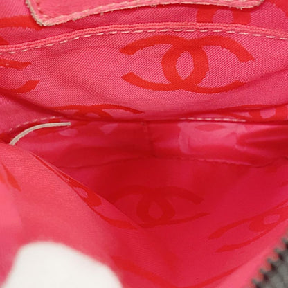 Chanel Shoulder Bag Cambon Lambskin Black White Silver Hardware Women