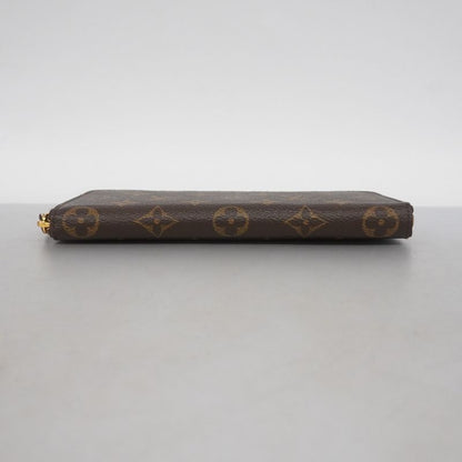 Louis Vuitton Long Wallet Monogram Portefeuille Cles Mance M60742 Brown Fuchsia