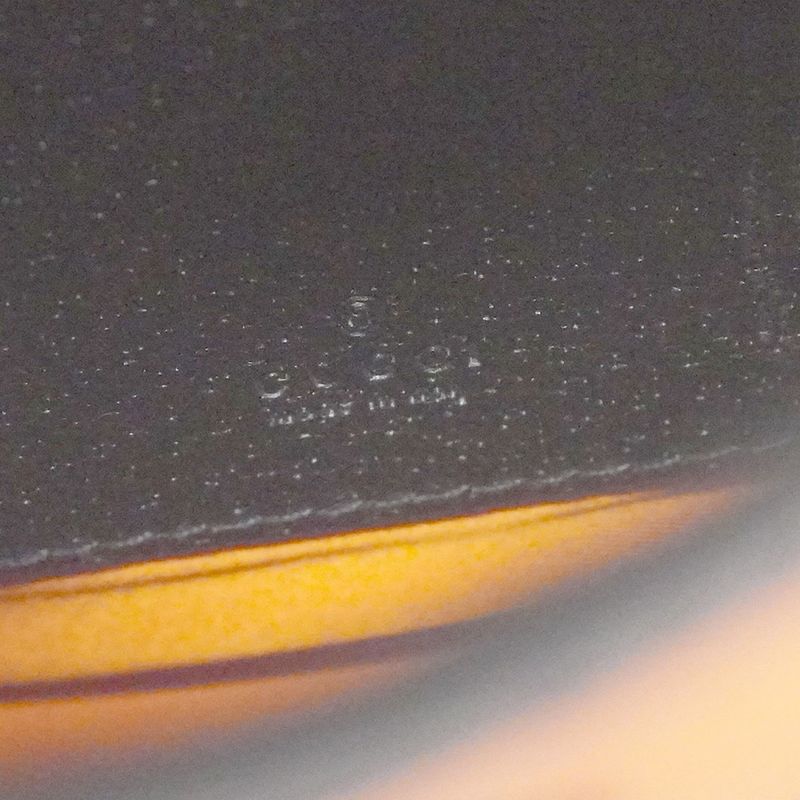 Gucci Shoulder Bag Jumbo GG 625599 Canvas Orange Black Silver Hardware Men