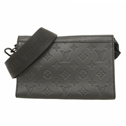 Louis Vuitton Shoulder Bag Monogram Shadow Gaston Wearable Wallet M81115 Noir