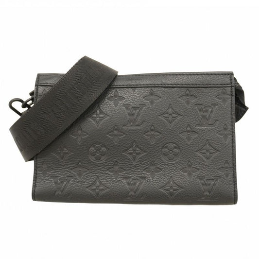 Louis Vuitton Shoulder Bag Monogram Shadow Gaston Wearable Wallet M81115 Noir