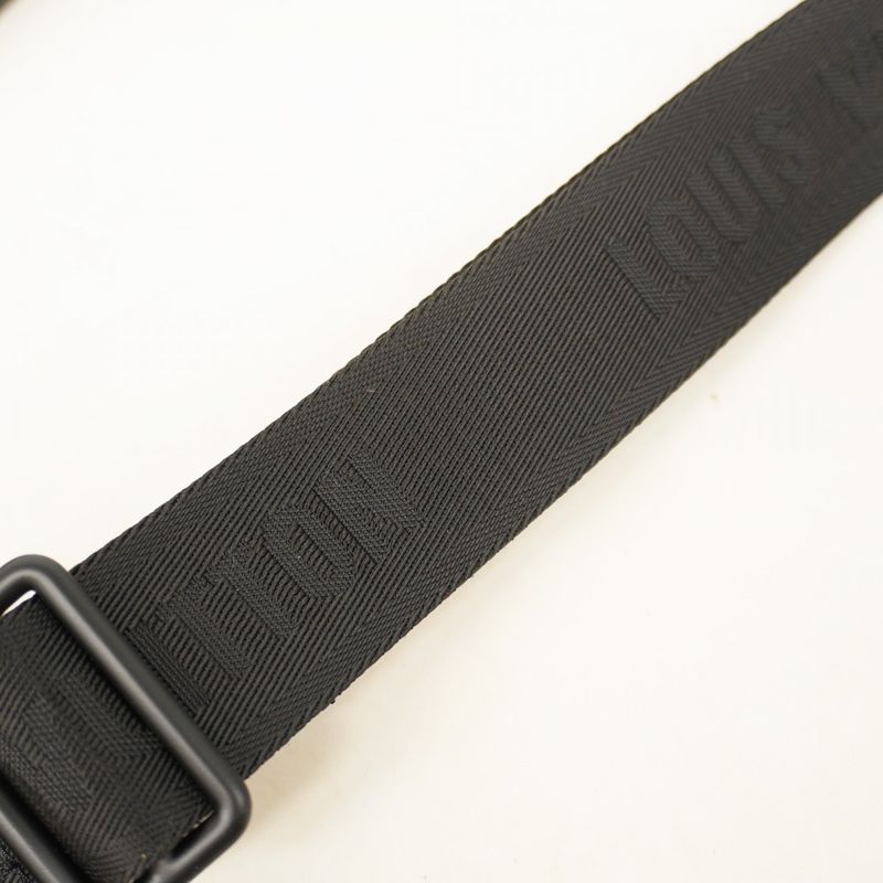 Louis Vuitton Shoulder Bag Monogram Shadow Gaston Wearable Wallet M81115 Noir