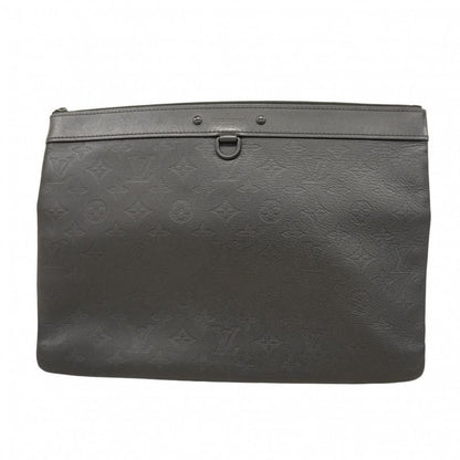 Louis Vuitton Monogram Shadow Pochette Discovery M62903 Noir Black Men's