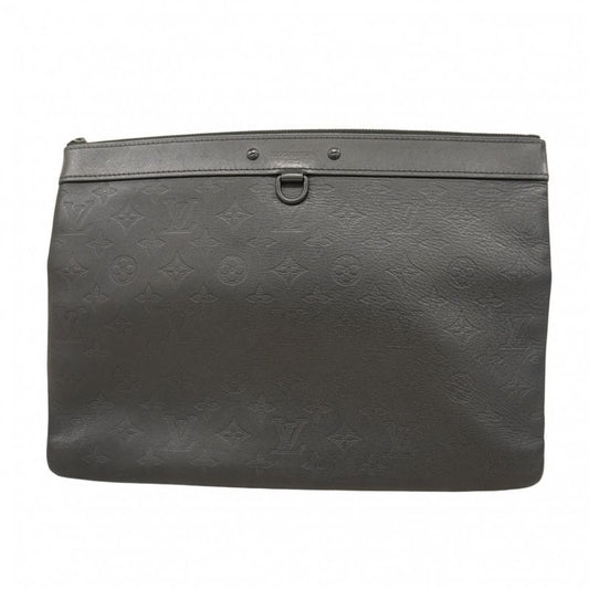 Louis Vuitton Monogram Shadow Pochette Discovery M62903 Noir Black Men's