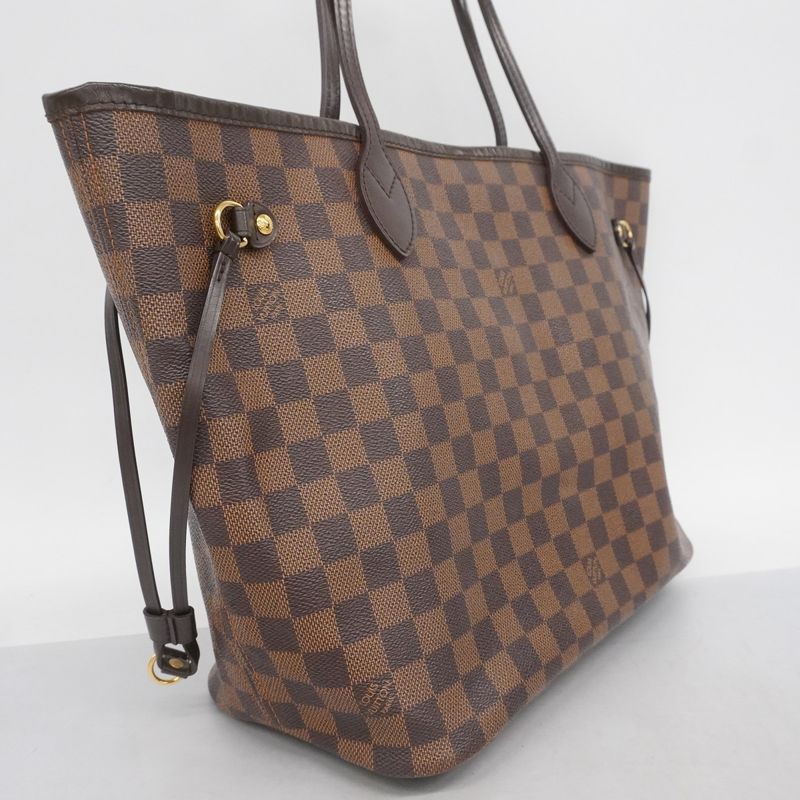 Louis Vuitton Tote Bag Damier Neverfull MM N51105 Ebene Womens