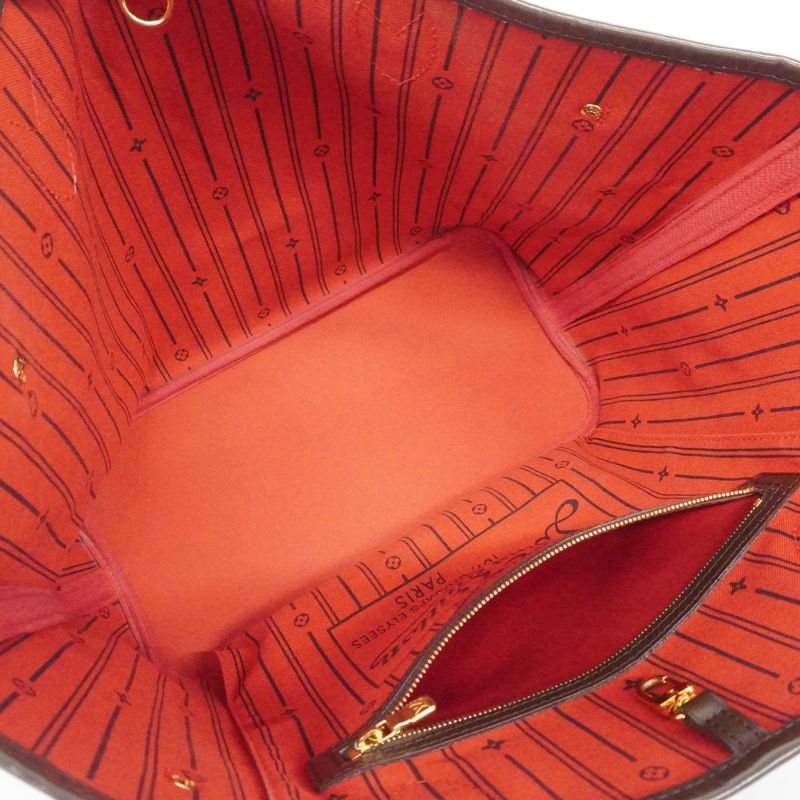 Louis Vuitton Tote Bag Damier Neverfull MM N51105 Ebene Womens