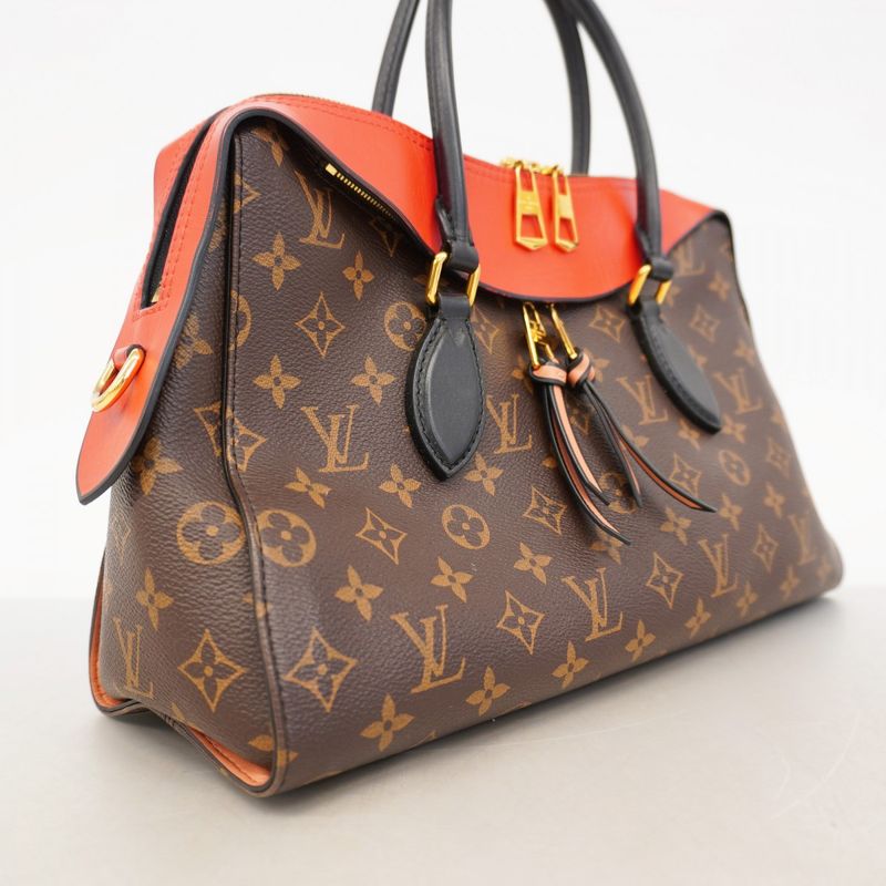 Louis Vuitton Handbag Monogram Tailley Tote M43795 Brown Kabuki 2way Bag Ladies