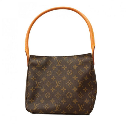 Louis Vuitton Shoulder Bag Monogram Looping MM M51146 Brown Ladies