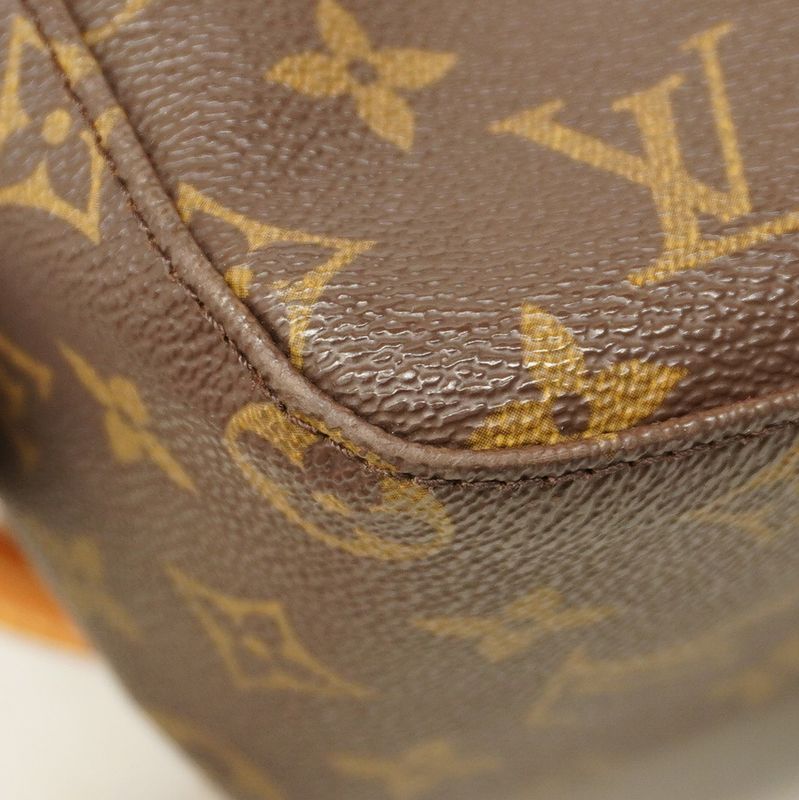 Louis Vuitton Shoulder Bag Monogram Looping MM M51146 Brown Ladies