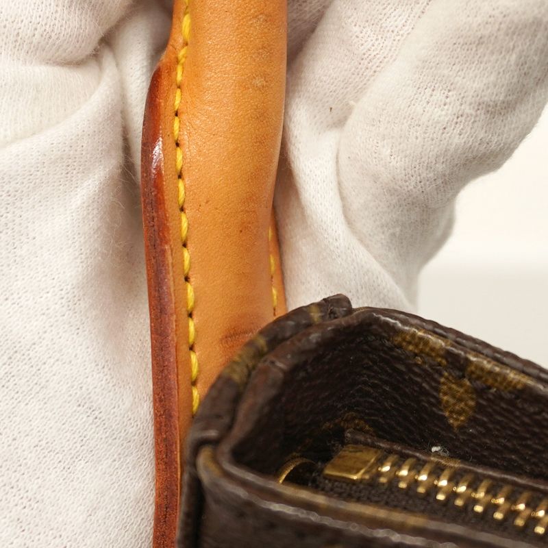 Louis Vuitton Shoulder Bag Monogram Looping MM M51146 Brown Ladies