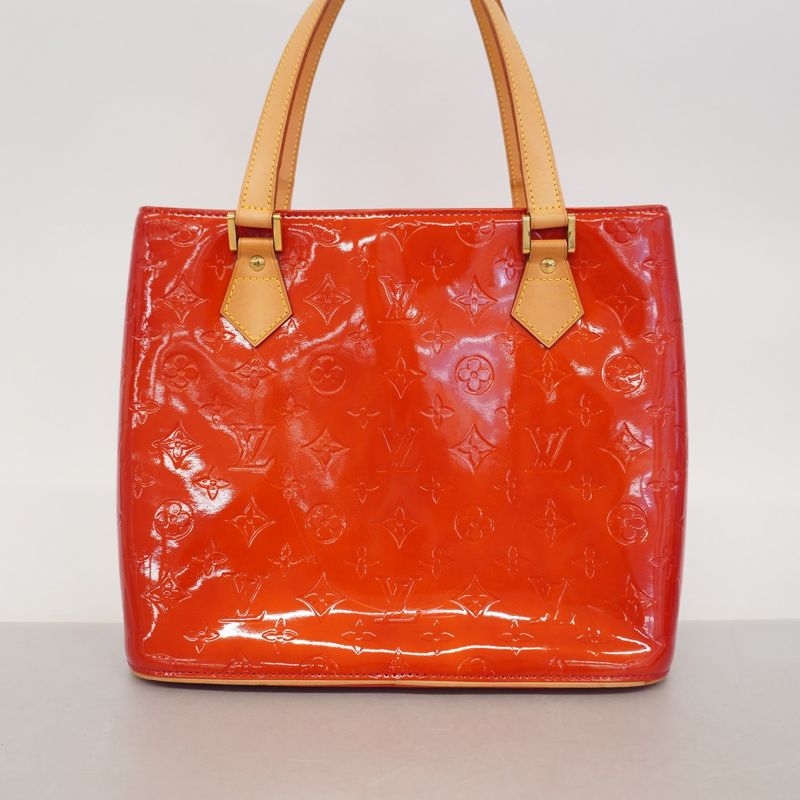 Louis Vuitton Tote Bag Vernis Houston M91092 Rouge Women's