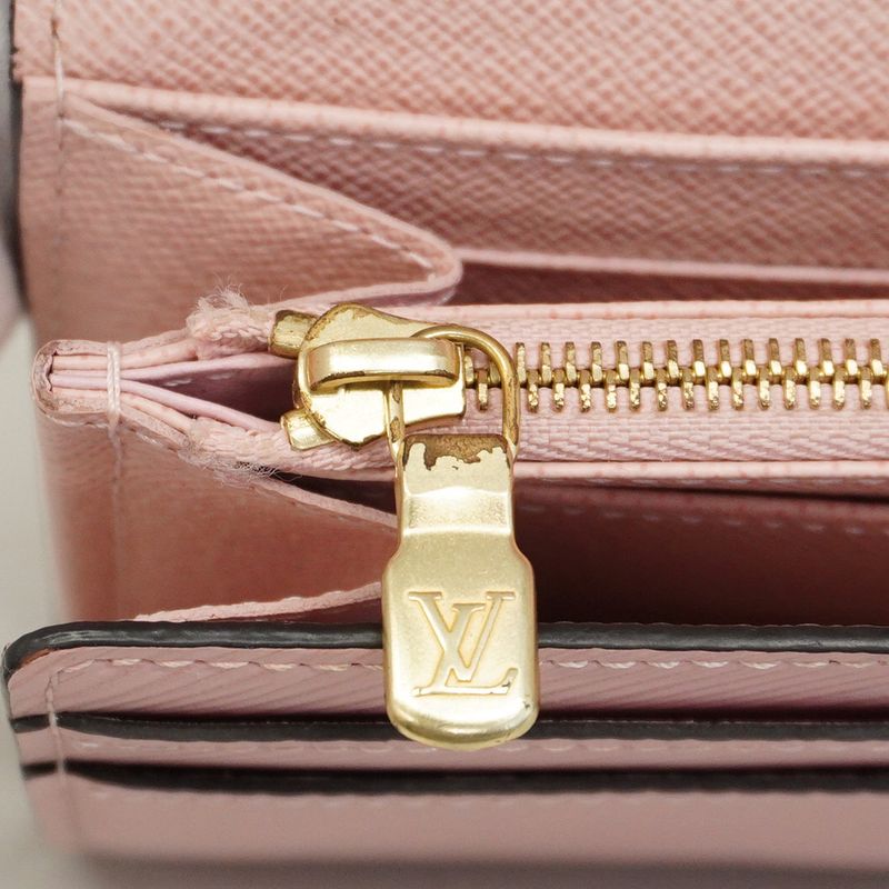 Louis Vuitton Epi Portefeuille Sarah M62608 Rose Ballerine Women's Long Wallet