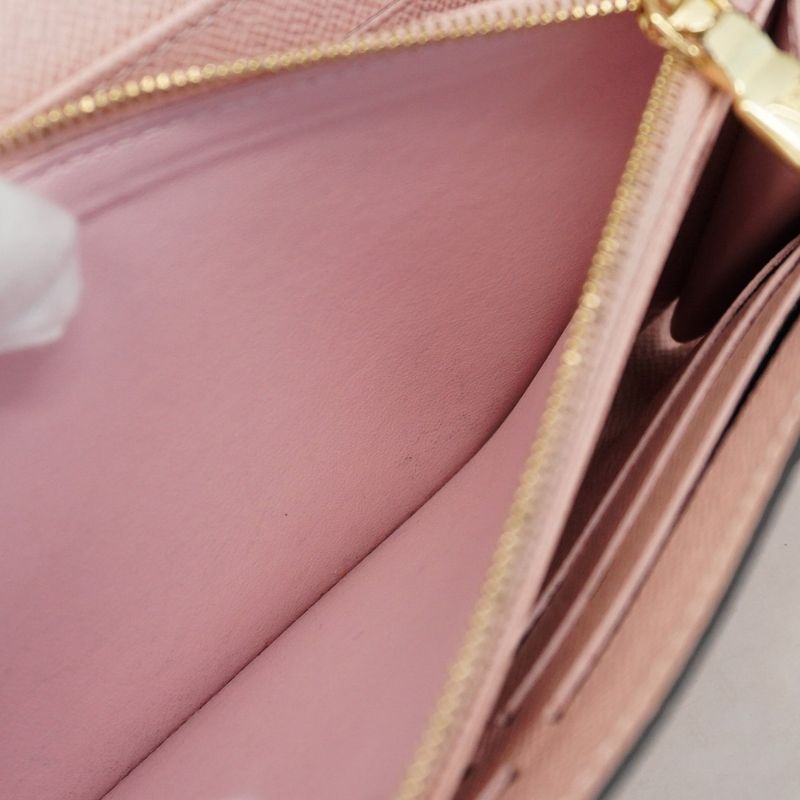 Louis Vuitton Epi Portefeuille Sarah M62608 Rose Ballerine Women's Long Wallet