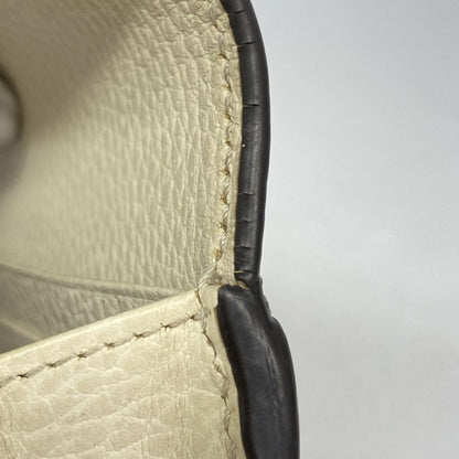 Gucci Long Wallet GG Marmont/gg Supreme 456116 PVC Beige Gold Hardware Women