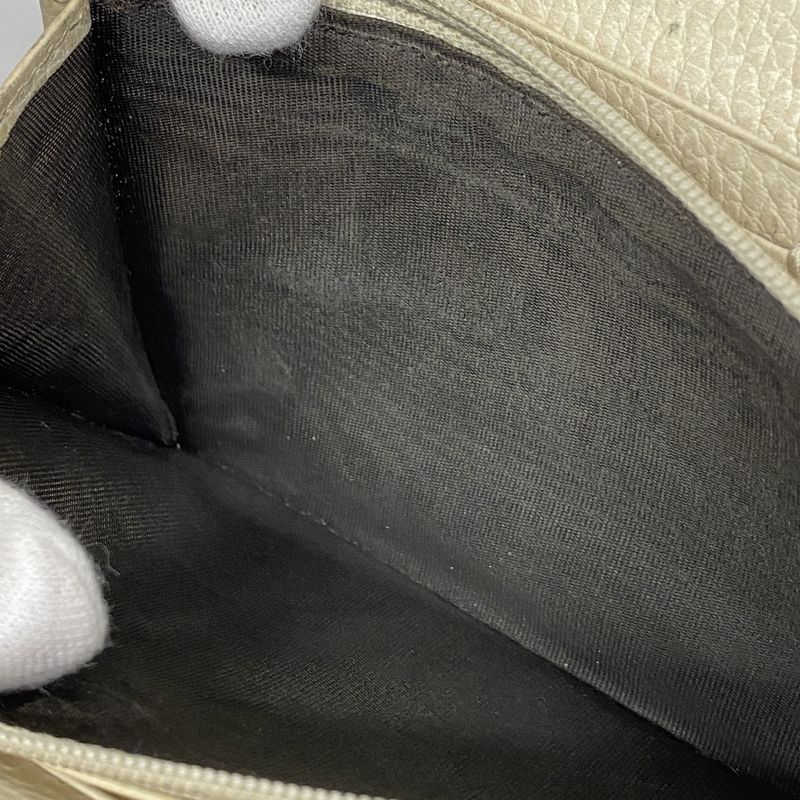 Gucci Long Wallet GG Marmont/gg Supreme 456116 PVC Beige Gold Hardware Women