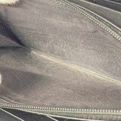 Gucci Long Wallet GG Marmont 435819 Leather Black Gold Hardware Women