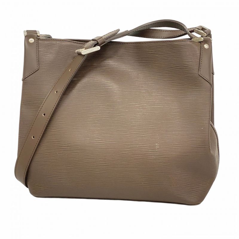 Louis Vuitton Epi Mandara MM M5889d Mocha Women's Shoulder Bag