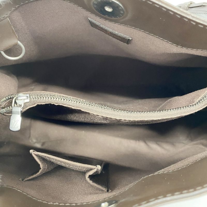 Louis Vuitton Epi Mandara MM M5889d Mocha Women's Shoulder Bag