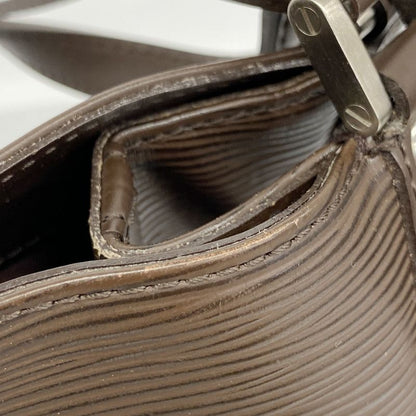 Louis Vuitton Epi Mandara MM M5889d Mocha Women's Shoulder Bag