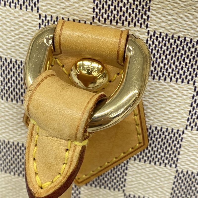 Louis Vuitton Tote Bag Damier Azure Saleya MM N51185 White Ladies