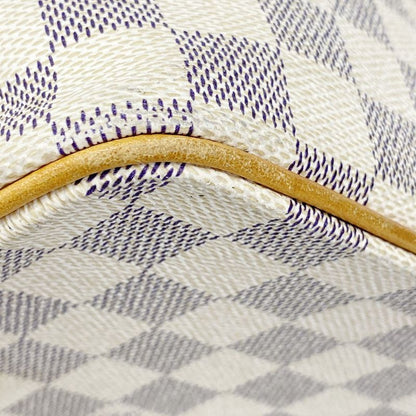 Louis Vuitton Tote Bag Damier Azure Saleya MM N51185 White Ladies