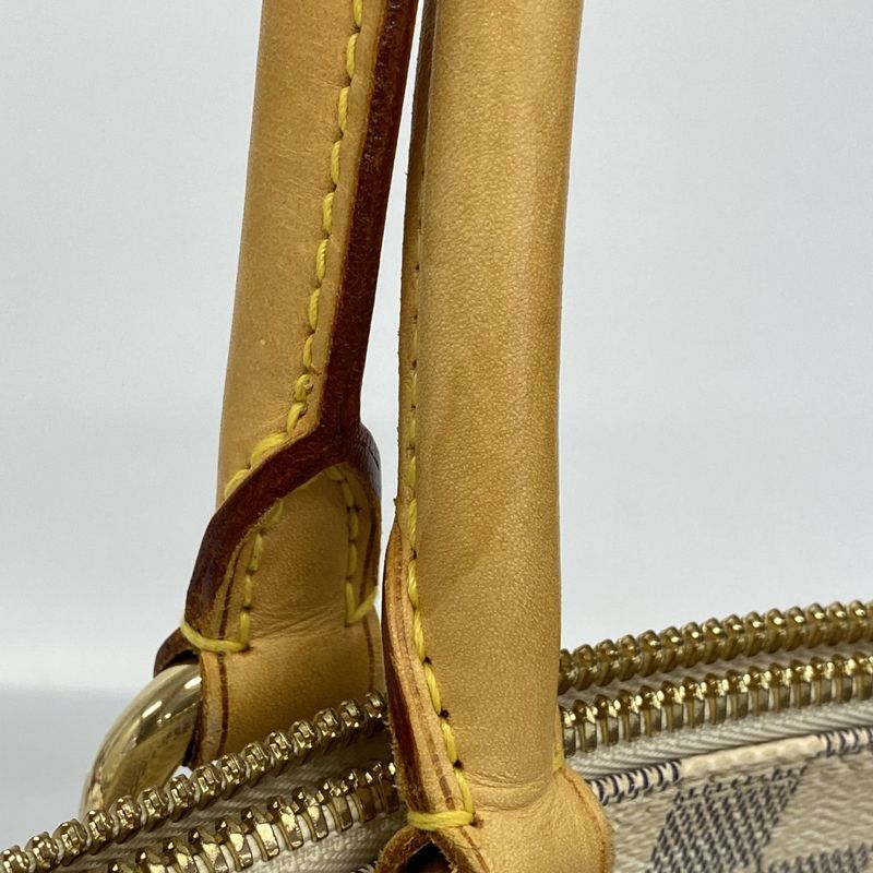 Louis Vuitton Tote Bag Damier Azure Saleya MM N51185 White Ladies