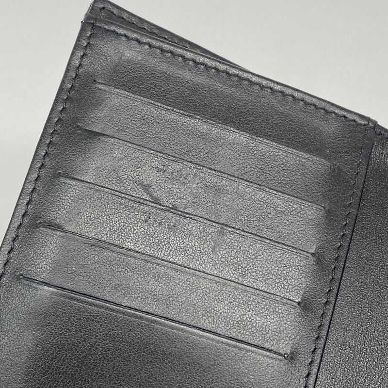 Chanel Trifold Wallet Matelasse Caviar Skin Black Chien Pan Gold Hardware Women