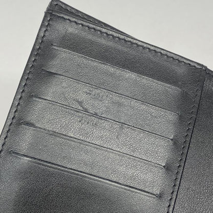 Chanel Trifold Wallet Matelasse Caviar Skin Black Chien Pan Gold Hardware Women