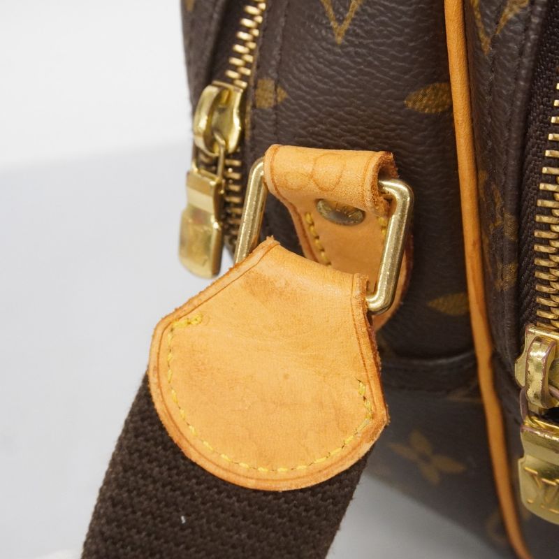 Louis Vuitton Shoulder Bag Monogram Reporter PM M45254 Brown Ladies