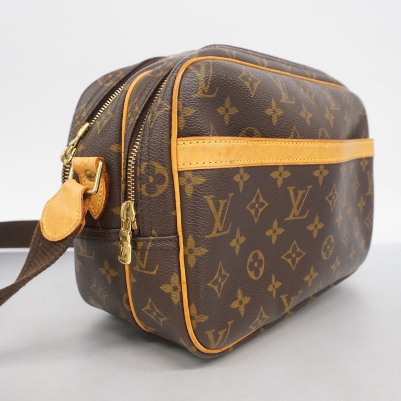 Louis Vuitton Shoulder Bag Monogram Reporter PM M45254 Brown Ladies