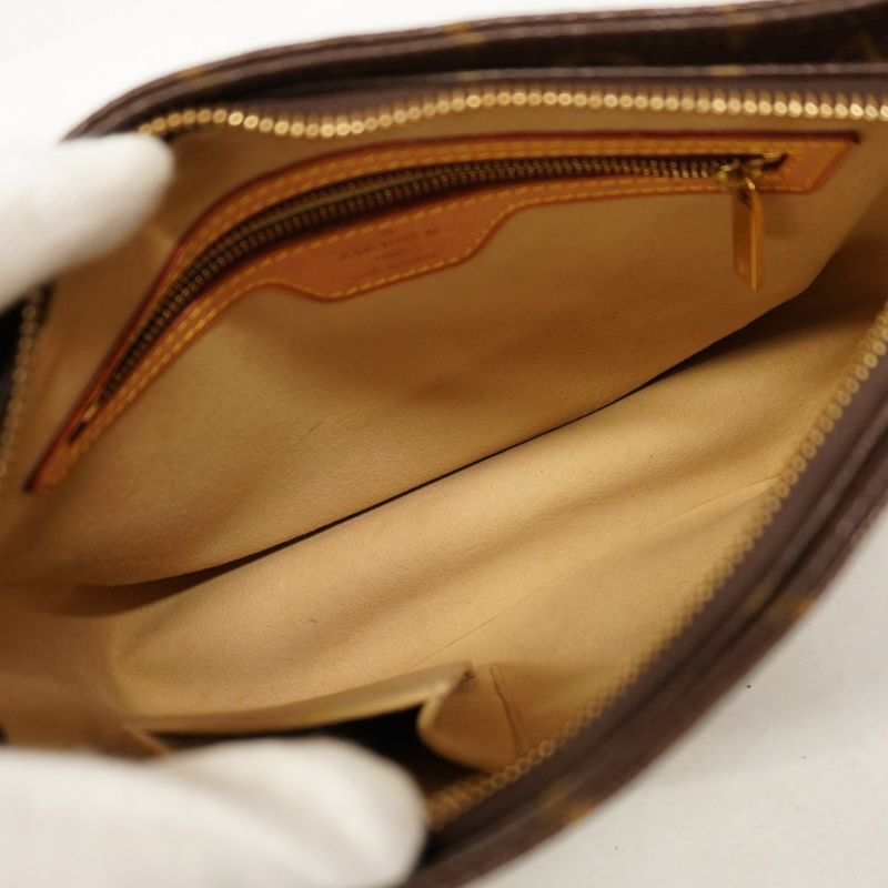 Louis Vuitton Shoulder Bag Monogram Looping MM M51146 Brown Ladies