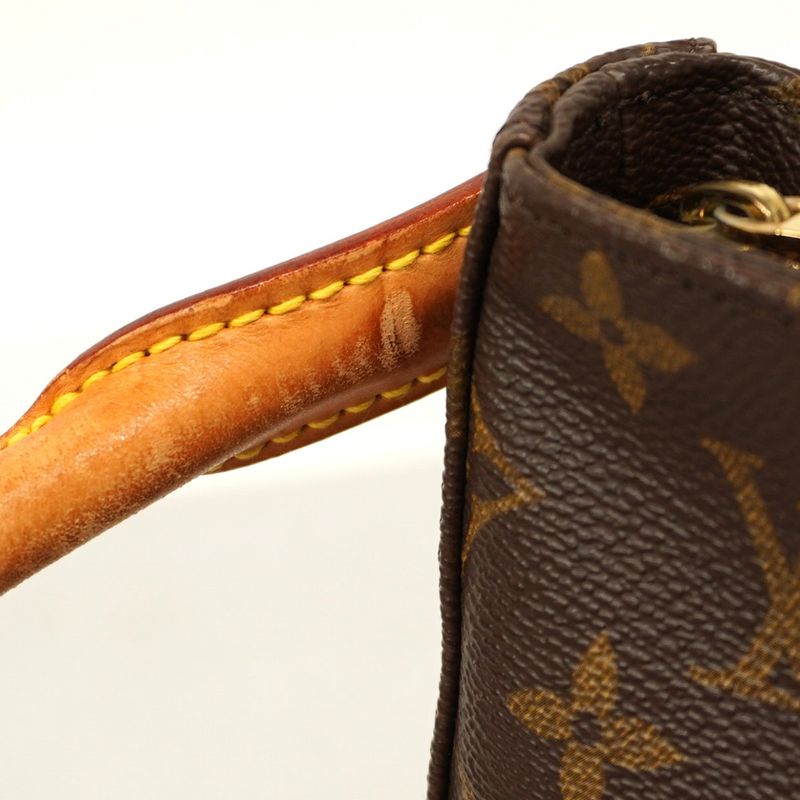 Louis Vuitton Shoulder Bag Monogram Looping MM M51146 Brown Ladies