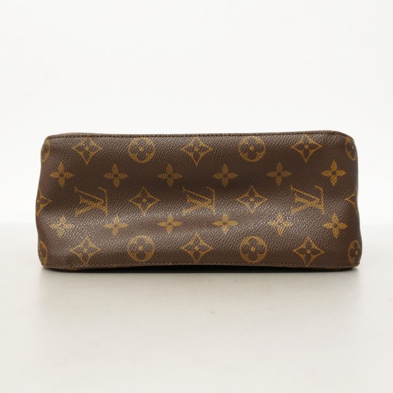 Louis Vuitton Shoulder Bag Monogram Looping MM M51146 Brown Ladies