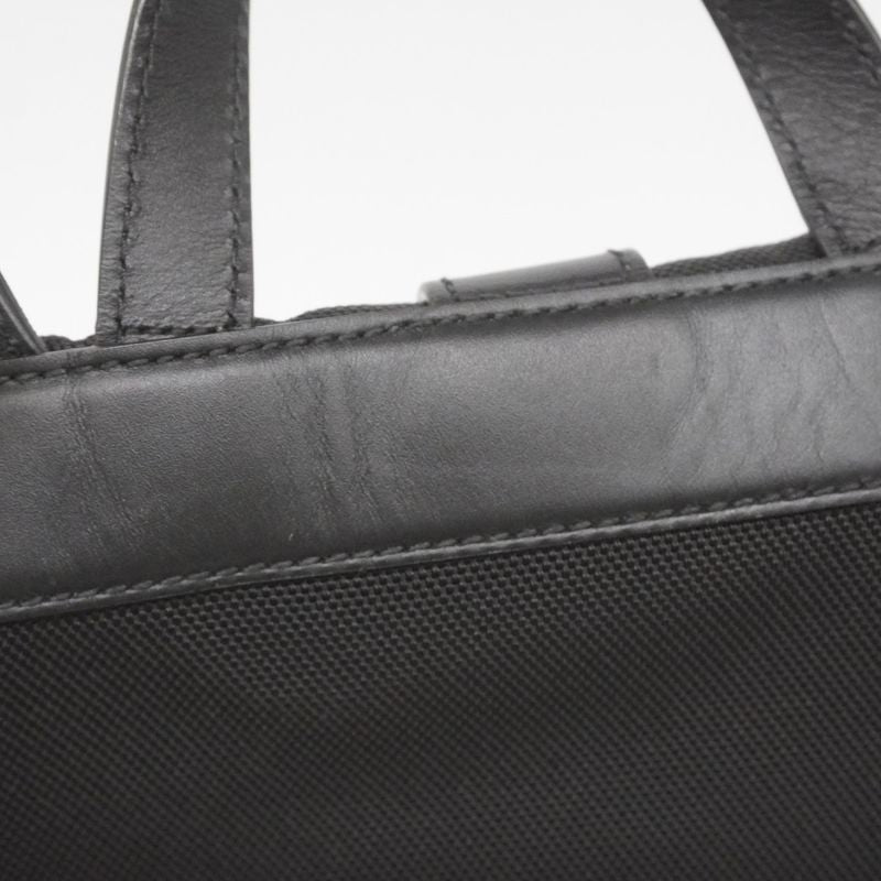 Gucci Backpack Daypack Sherry Line 619749 Nylon Black Silver Hardware Women