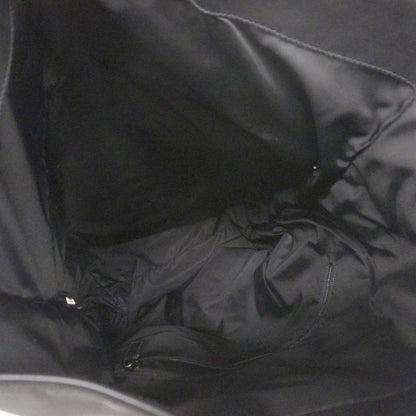 Gucci Backpack Daypack Sherry Line 619749 Nylon Black Silver Hardware Women