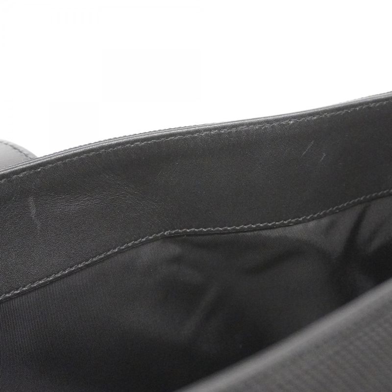 Gucci Backpack Daypack Sherry Line 619749 Nylon Black Silver Hardware Women