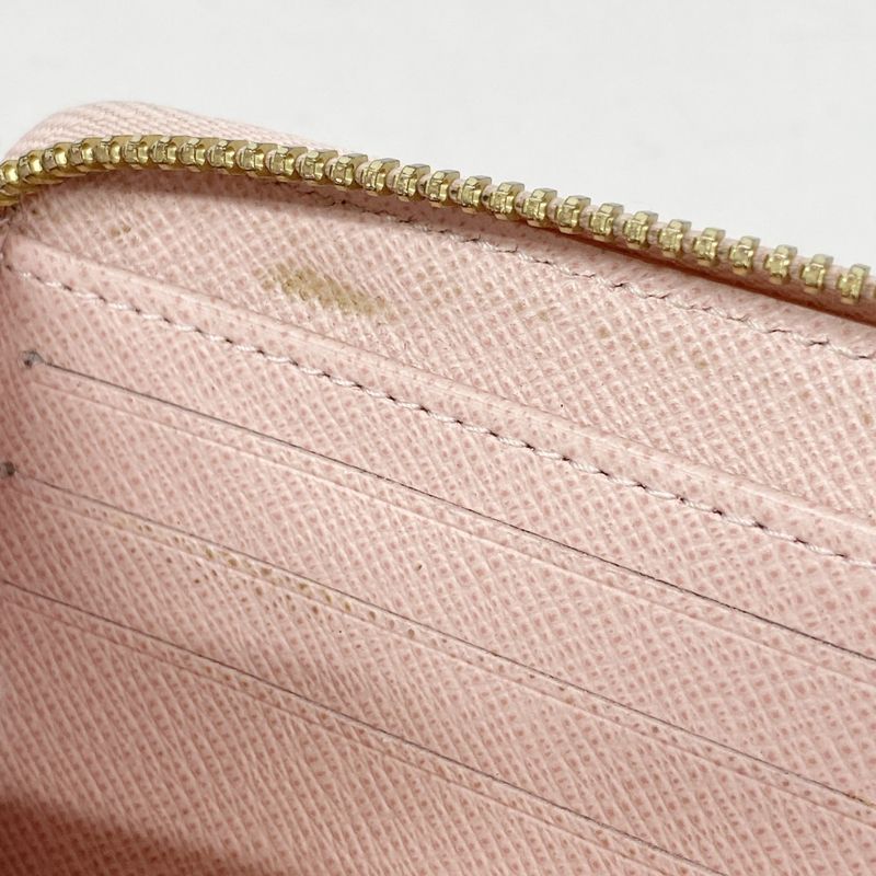 Louis Vuitton Damier Azure Zippy Wallet N63503 White Rose Ballerine Ladies