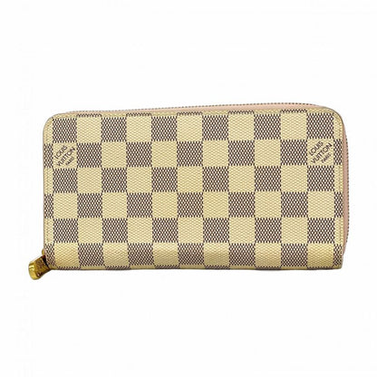 Louis Vuitton Damier Azure Zippy Wallet N63503 White Rose Ballerine Ladies
