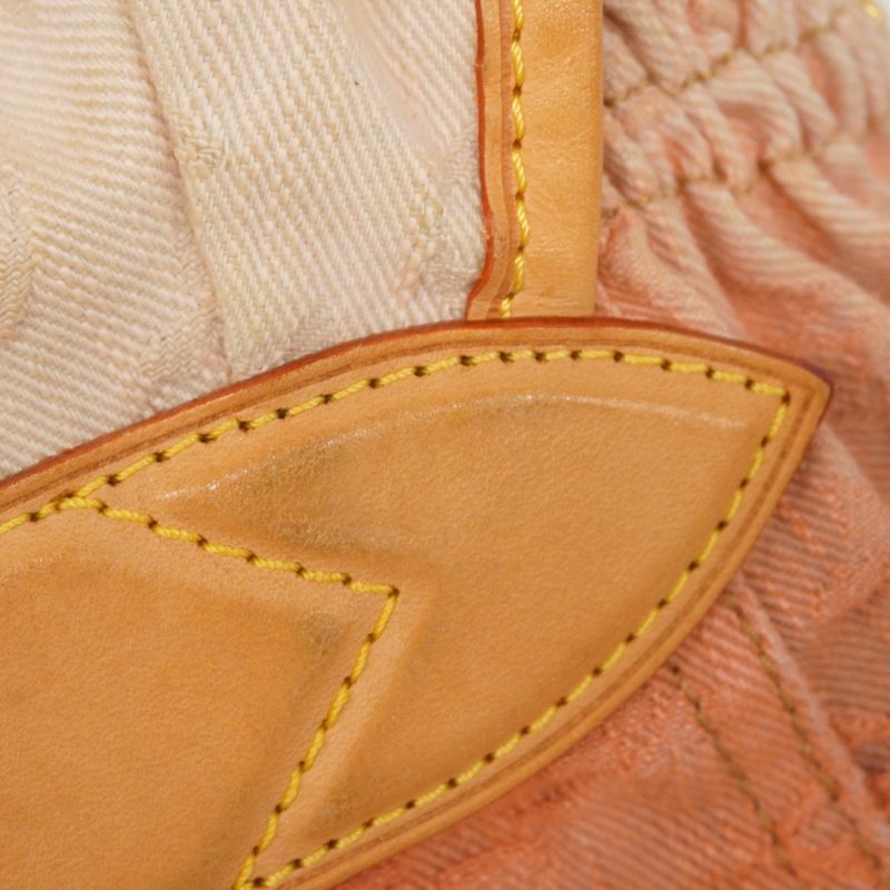 Louis Vuitton Shoulder Bag Monogram Denim Sunrise M93190 Oranje Women