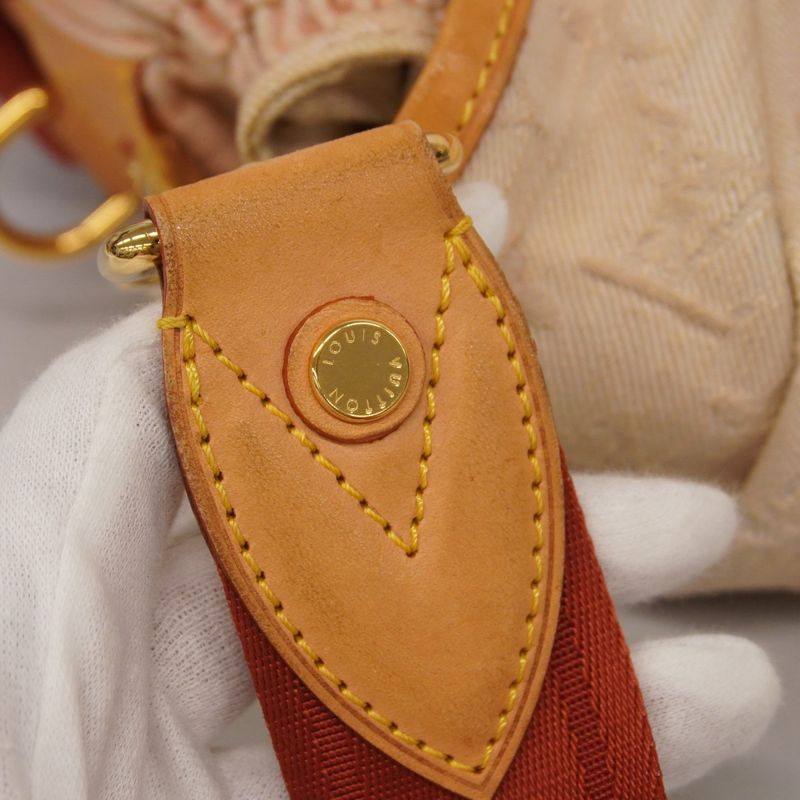 Louis Vuitton Shoulder Bag Monogram Denim Sunrise M93190 Oranje Women