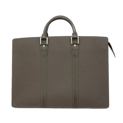 Louis Vuitton Briefcase Taiga Porte Documents Rosin M30058 Grizzly Men's