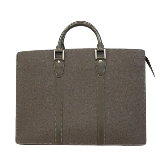 Louis Vuitton Briefcase Taiga Porte Documents Rosin M30058 Grizzly Men's