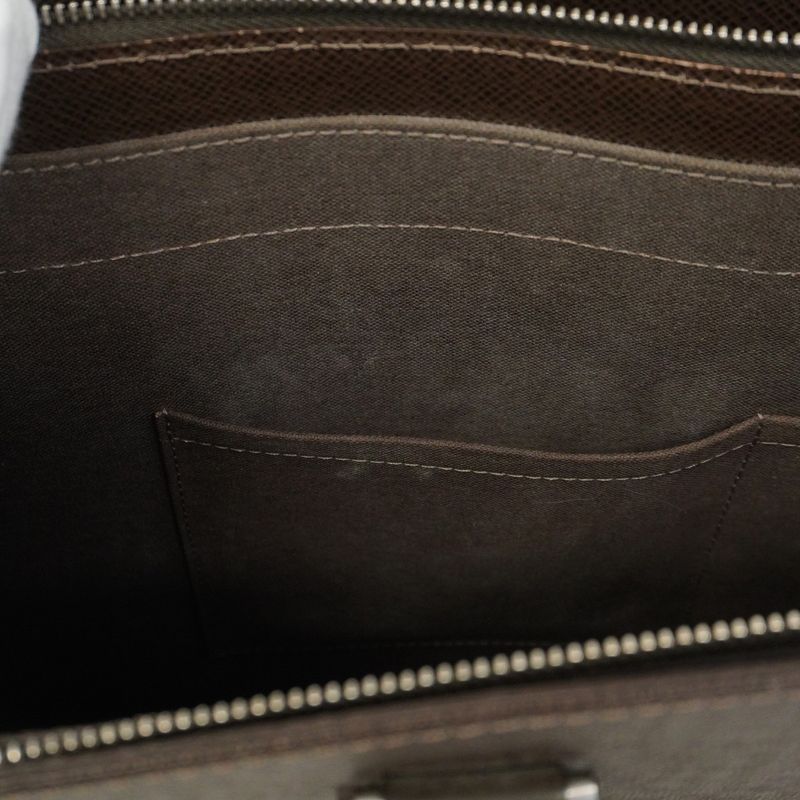 Louis Vuitton Briefcase Taiga Porte Documents Rosin M30058 Grizzly Men's