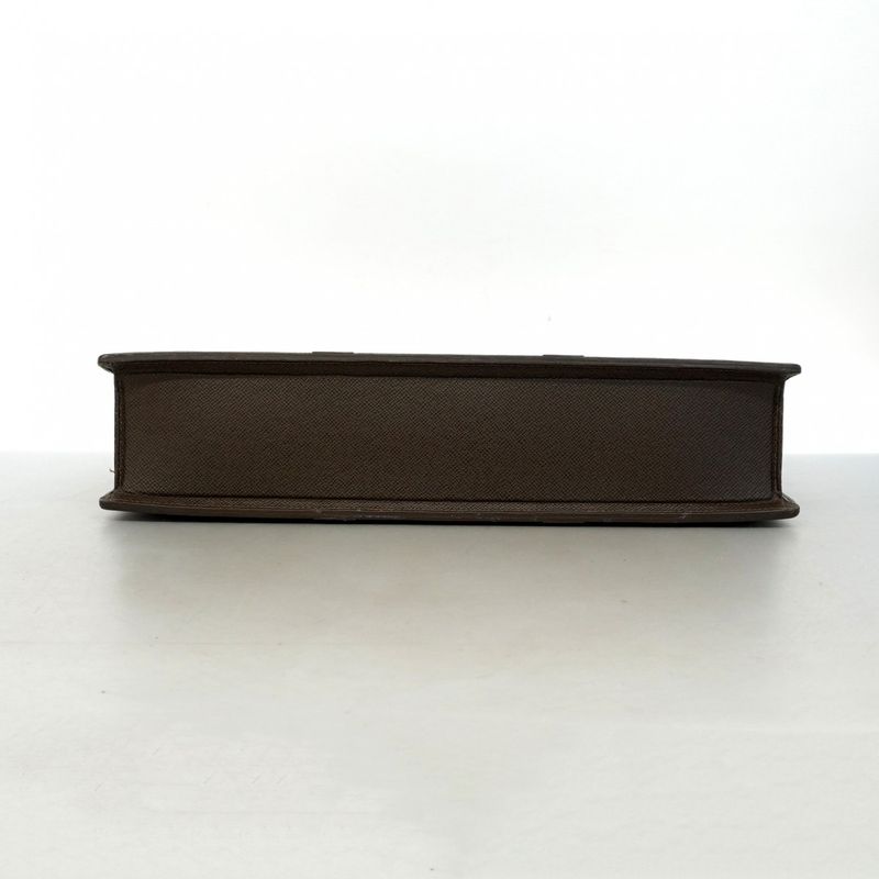 Louis Vuitton Briefcase Taiga Porte Documents Rosin M30058 Grizzly Men's